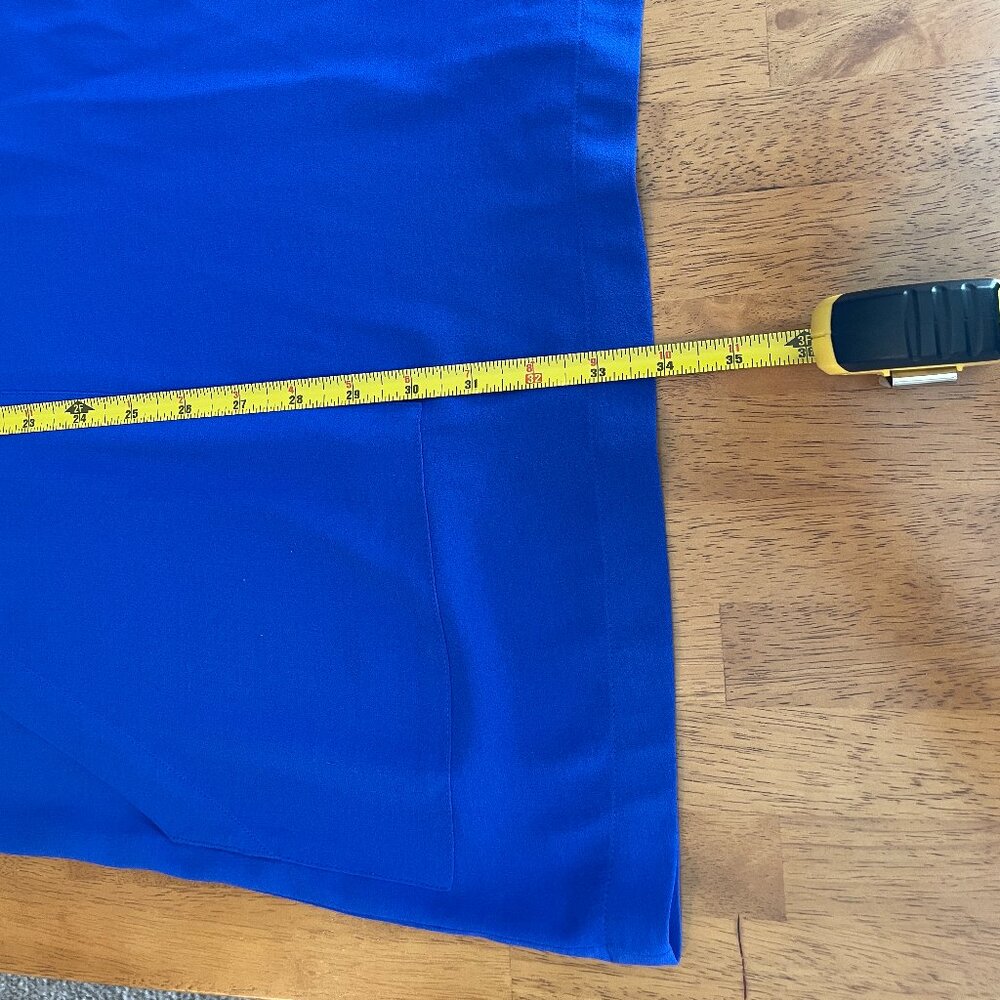 Size Small/Petite Eileen Fisher royal blue silk tunic - Picture 7 of 8